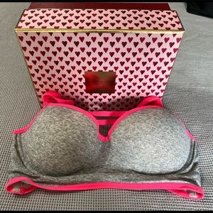 PINK padded strappy sports bra